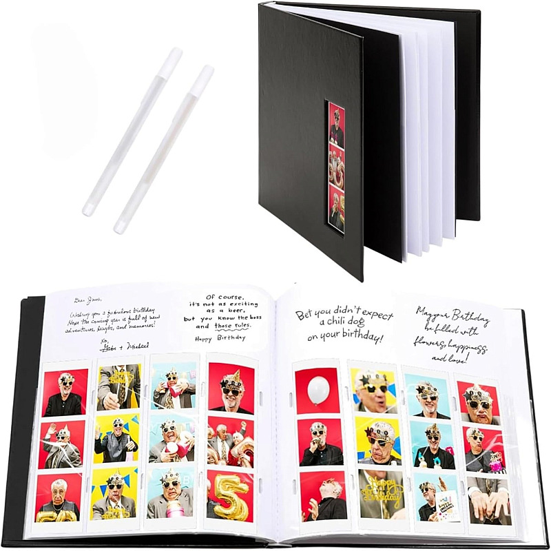 Black Guest Memory Book